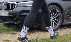 Hard Revving BMW 5 series White Socks