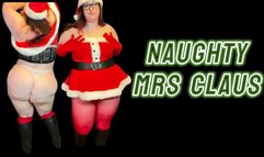 Naughty BBW Mrs Claus Strip Tease - Bella Blast