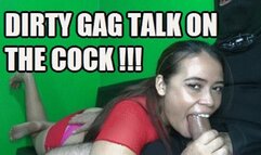 DIRTY GAG TALK 240623BC3 VIOLET SHE MUMBLES VERY DIRTY THINGS WHILE SUCKING COCK + FREE SURPRISE SHOW (LOWDEF SD MP4 VERSION)