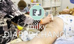 Milk diaper change