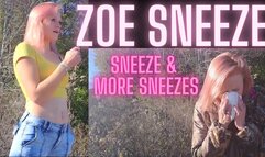 GORGEOUS LADIES OF SNEEZE PRESENT THE AWESOME SNEEZES OF ZOE! (ALL BRAND NEW AND NEW MODEL) WMV version