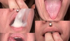 Mouth Fetish - Smoking & Finger Biting