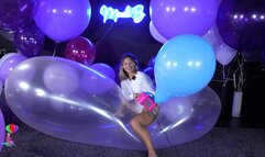 Madi B Pops Helium and Other Balloons HD (1920x1080)