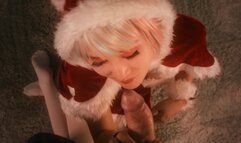 Christmas Miracle: Japanese Figurine Comes to Life as Sex Doll and Gives Handjob, Footjob, and Blowjob