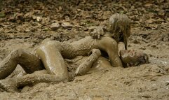 Sisters (in law) Mud Wrestling