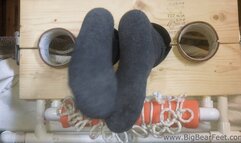 Itching Feet IV - itching powder, thick socks, hitop, bare feet, scratching