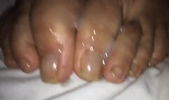 TOE CUM AND ASS SPREADING - SD