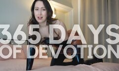 365 Days of Devotion - latex slave rules and training