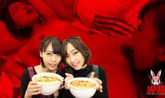 New Year’s Eve Special, Soba & Hot Pot Drinking Party - Cute Naughty Lesbian Play Yua Nanami & Ameri Hoshi