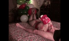 Christmas Cock Suck: Galas Sloppy POV Blowjob Side View - HD 1080p mp4