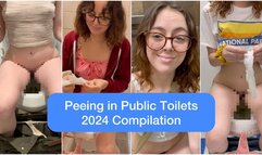 Peeing in Public Toilets 2024 Compilation