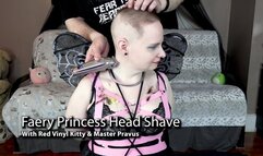 Faery Princess Head Shave 4k