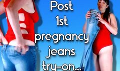 Post Preggo Jeans Try On