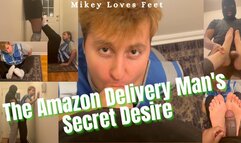 Amazon Delivery Dude Delivers My Package and Decides to Also Deliver a Handjob, Blowjob and Footjob!