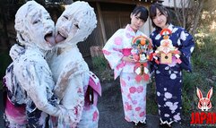 New Year's Special: Kimono Messy Lesbian Play - Yua Nanami & Amari Hoshi