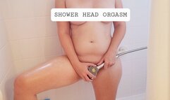 Cumming on the Shower Head during my Shower