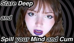 Stare Deep and Spill your Mind and Cum - Mesmerize, Eye Fetish, Cum Countdown 1080p mp4