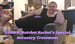 SSBBW Ratchet Rachel's Special Recovery Treatment with a BJ and Cowgirl Rides WMV