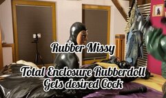 Rubbermissy total enclosure rubberdoll gets cock gasmask blowjob breathcontrol