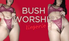 wild bush in sexy lingerie