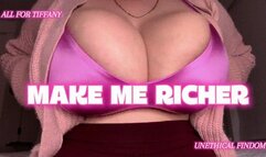 Make Me Richer | Unethical Findom Huge Natural Tits PayPig HumanATM