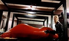 the inflatable LATEX BAG & THE RUBBER SLAVE