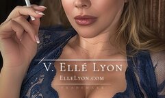 Elle Lyon Looking Sexy in Blue