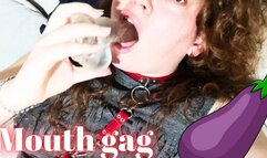 mouth gag pov