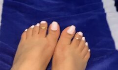 Gorgeous Pink Long Toenails And Soles