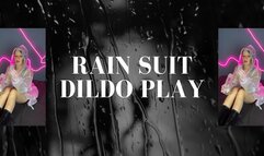 rainsuit dildo play rubber