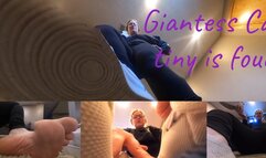 Giantess cali's tiny is found