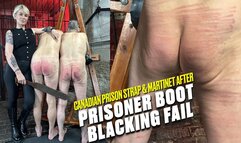 Canadian Prison Strap & Martinet After Boot Polishing Fail HD