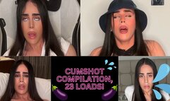 Cumshot Compilation, 23 Loads!