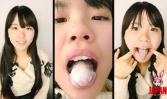 Amateur Girl Series - Observation of Amateur Girl Kanako's Tongue and Saliva Fetishism