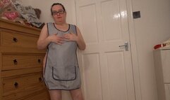 open panel apron striptease