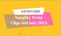 Naughty Train Clips - Solo Girl