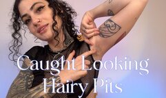 Caught Looking Hairy Armpit JOI - 180 HD MP4 Featuring Lydia Black Hairy Goth Girl Laughs at You and Smells Her Pits