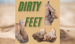 dirty muddy feet