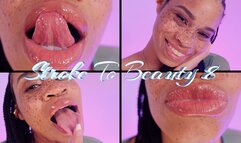 Stroke To Beauty 8- Ebony Femdom Goddess Rosie Reed Freckles Face Fetish Worship Mesmerize For Gooners- 1080p HD