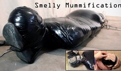 Smelly Mummification | Mummified tightly and made to smell dirty panties and socks