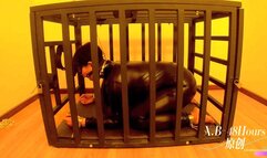 Chinese slave cage imprisonment; chastity humiliation training