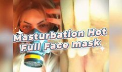 Masturbation Hot with Full Face Mask