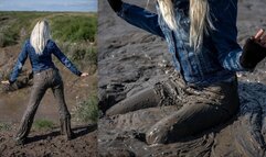 Mud bathing - trashing my Diesel Daze jeans