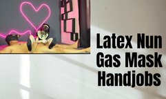 handjobs gas mask latex nun