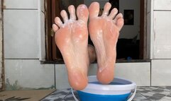 Bath for Her Soles - 4K MP4