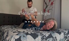 French - Tickled in hogtie