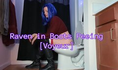 Raven Sage Eldritch in Boots Peeing [Voyeur]