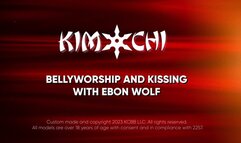 Belly Worship and Kissing with Ebon Wolf and KimChi