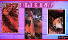 Maya3ee is Smoking a Cuban Cigar and Masturbating as she inhales and exhales smoke- Classic smoking fetish