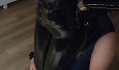 Fucking fetish boots and latex leggins